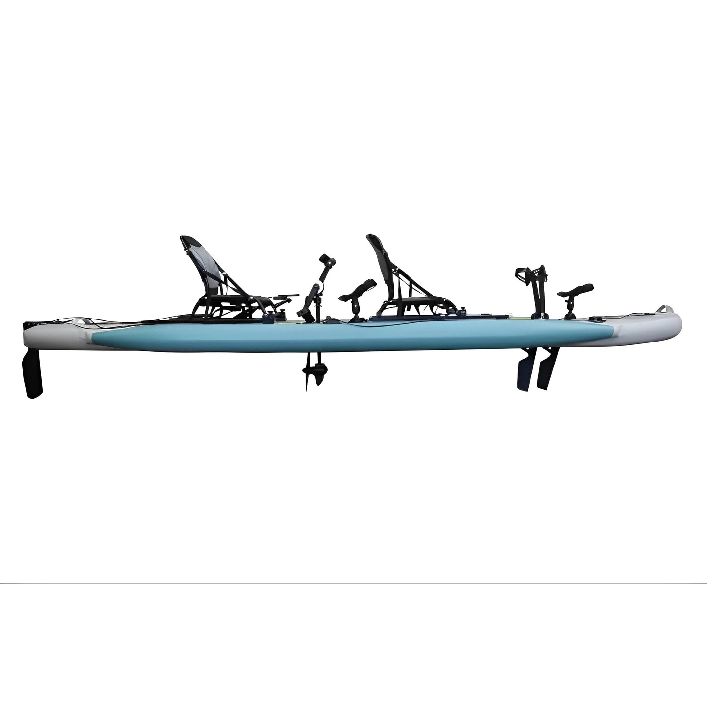 Inflatable 2-Person Pedal Fishing Kayak 14ft,