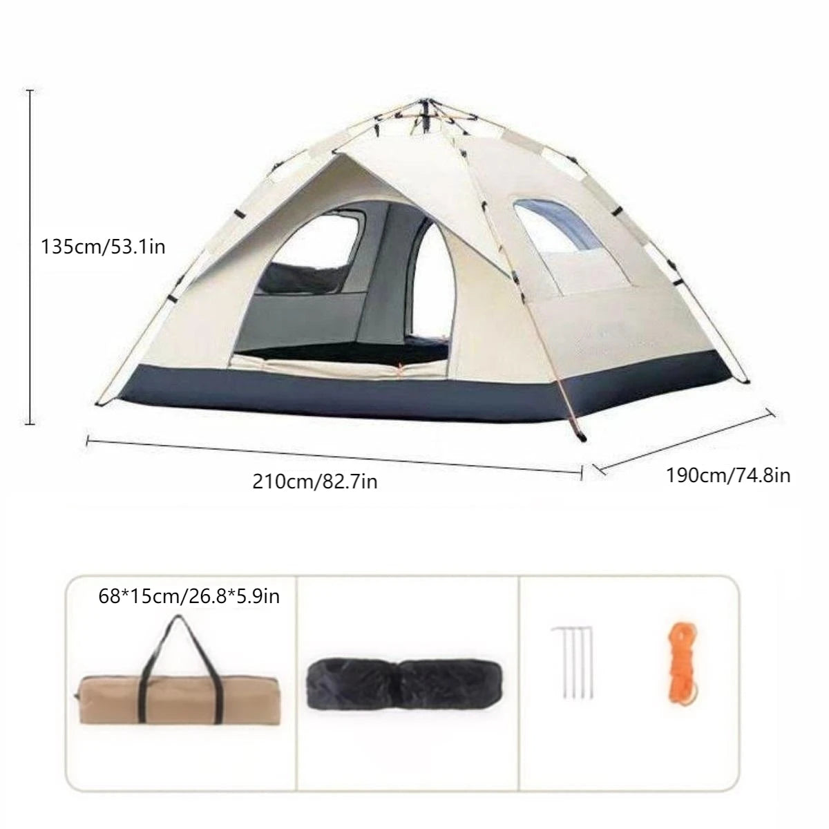 Outdoor shelter Sunshade Travel Camping Tent