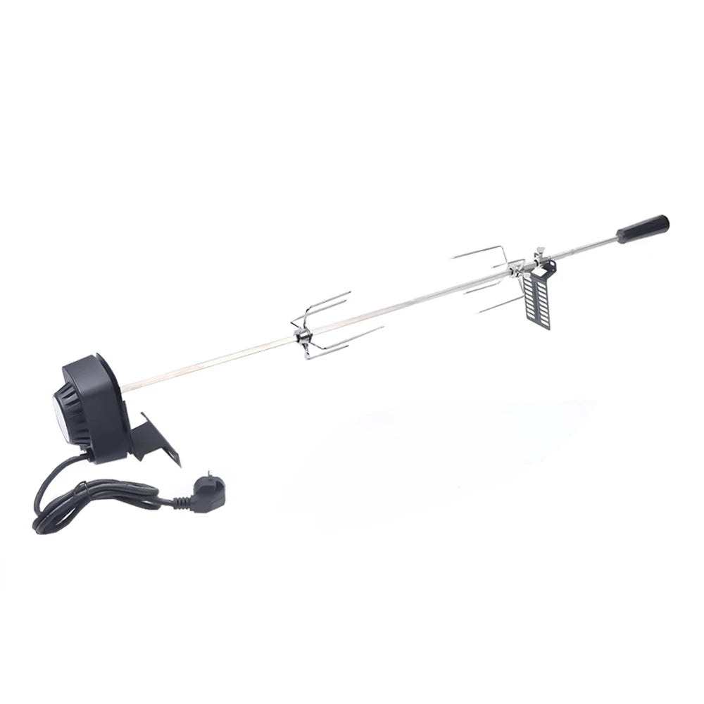 Electric BBQ  Rotisserie Kit w/ 120 cm long cable Rod
