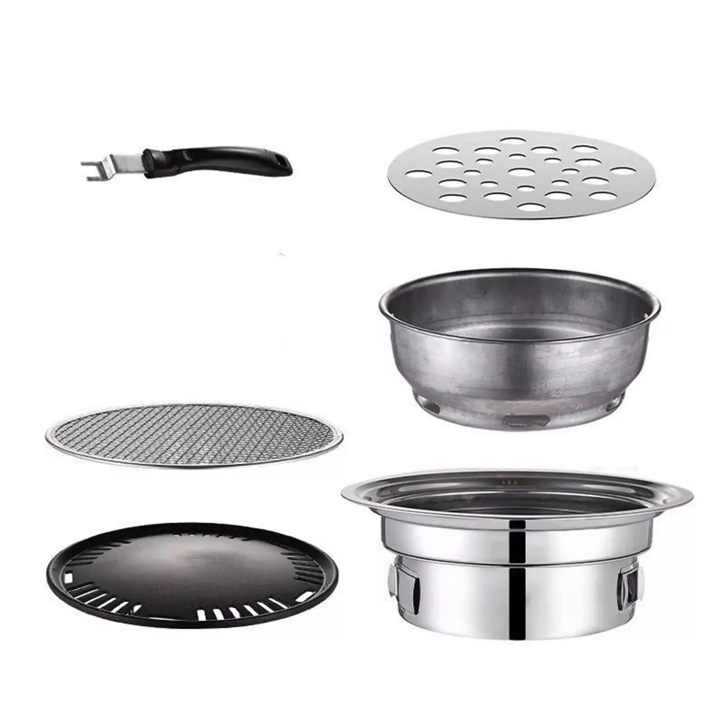 Korean Style Table Charcoal Portable BBQ Grill