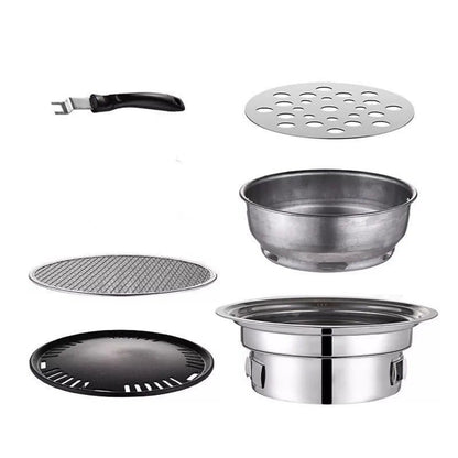 Korean Style Table Charcoal Portable BBQ Grill