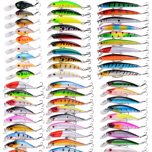 3/5/8 Pcs Fishing Lure Set High Quality Swimming Bait
