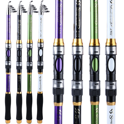 Sougayilang 4 Colors Telescopic Fishing Rod 1.8m-3.3m