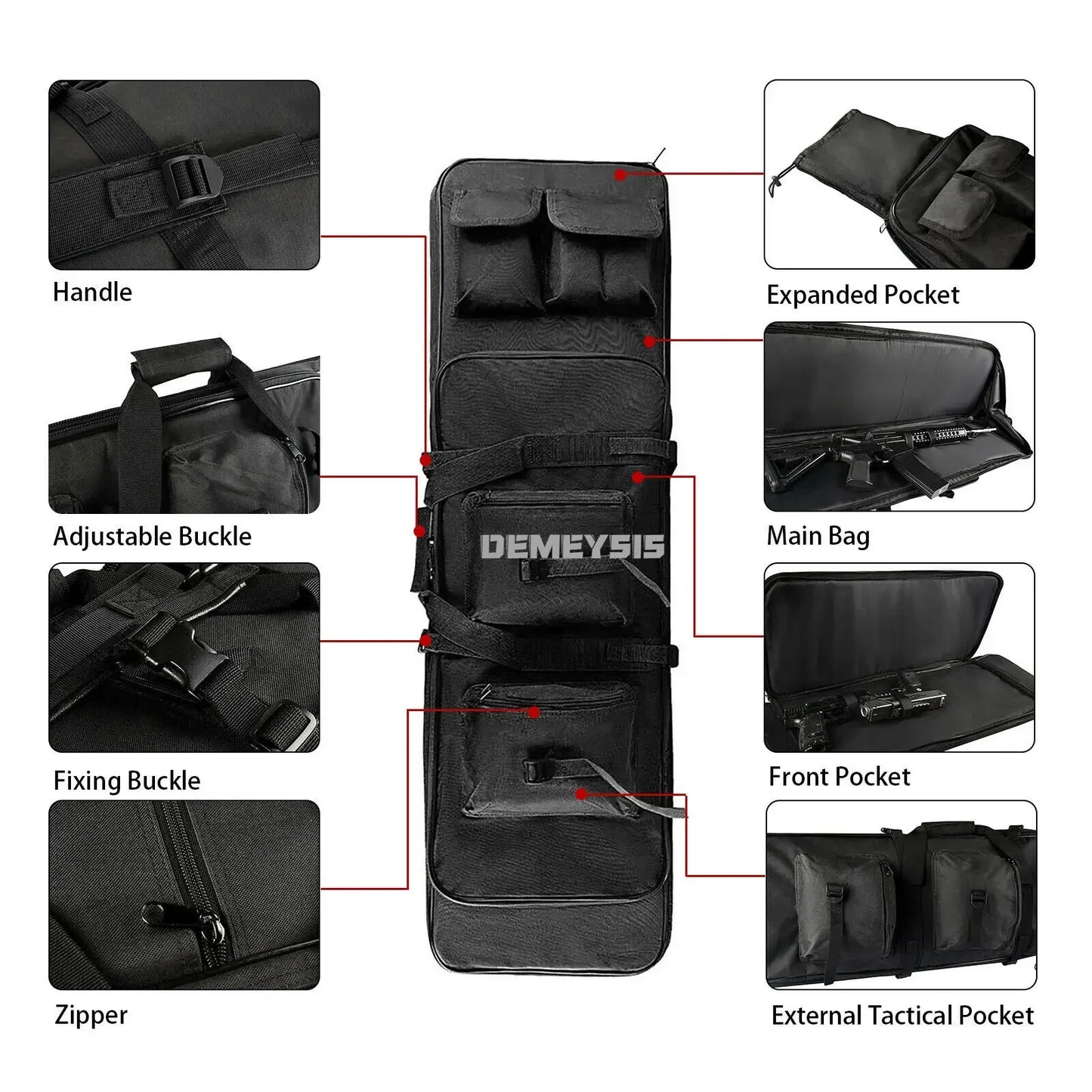 Tactical Rifle Case Shooting Hunting  Outdoor Backpack