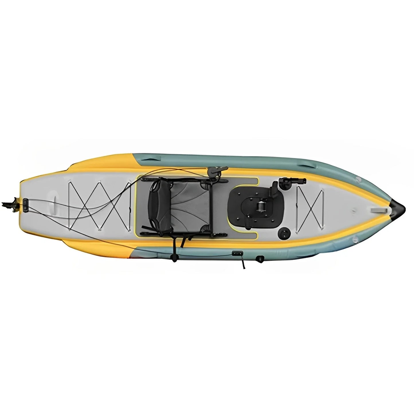 Inflatable 2-Person Pedal Fishing Kayak 14ft,