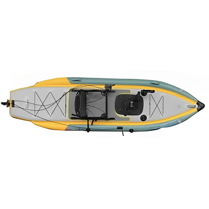 Inflatable 2-Person Pedal Fishing Kayak 14ft,