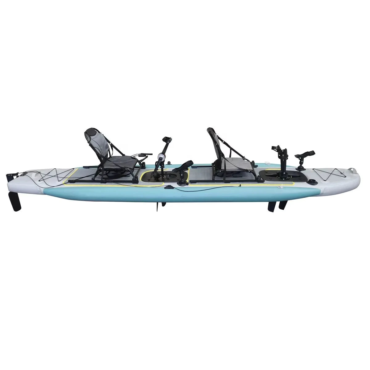 Inflatable 2-Person Pedal Fishing Kayak 14ft,