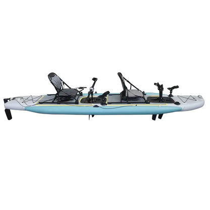 Inflatable 2-Person Pedal Fishing Kayak 14ft,