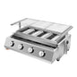 4 Burners Propane Grill Stainless Steel Smokeless Portable