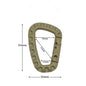 Tactical D-Ring Grimlock Carabiner  Fast Latch System