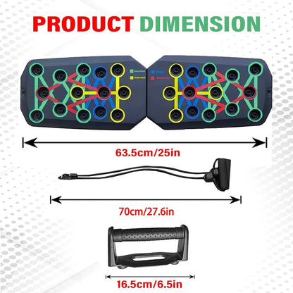 Multi functional Fold able  push-up Board