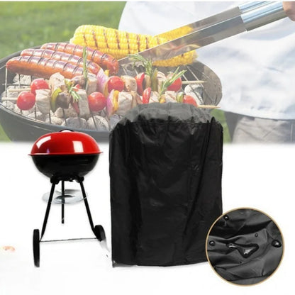 Round BBQ Grill Rain Cover
