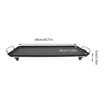Smokeless Outdoor Electric BBQ Tabletop Grill 1500W