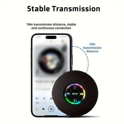 Portable Wireless Bluetooth Speaker LED Light IPX4