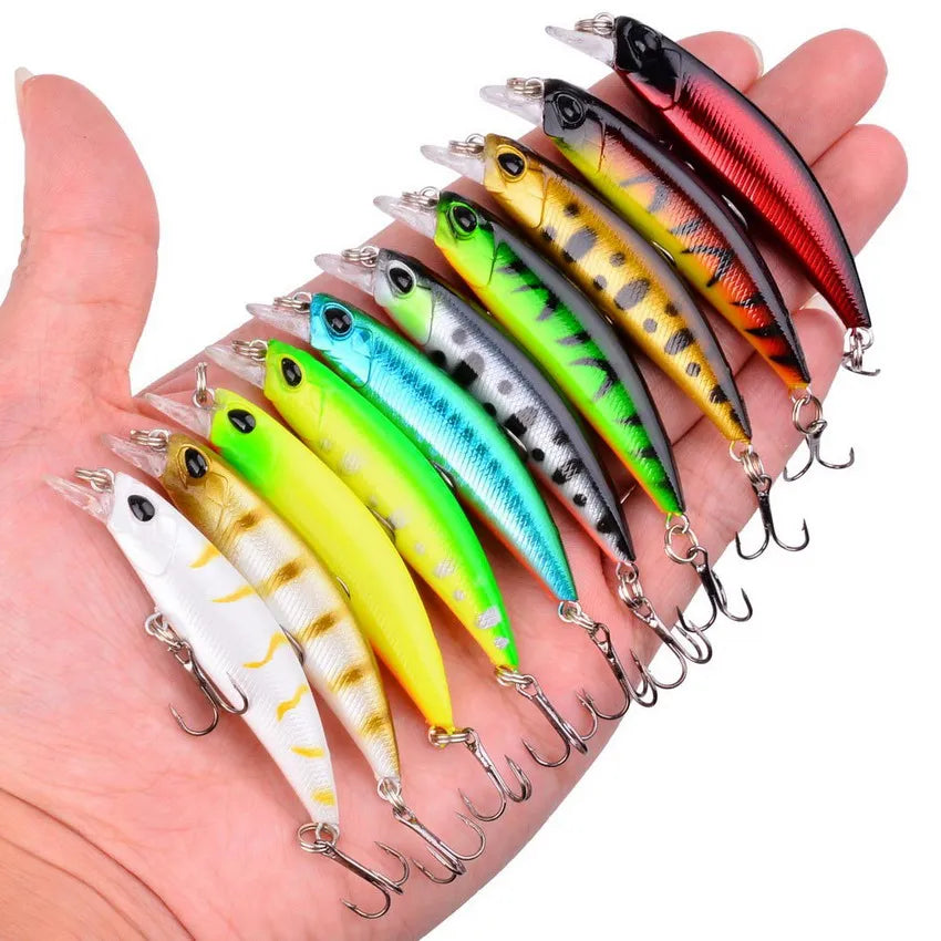 3/5/8 Pcs Fishing Lure Set High Quality Swimming Bait