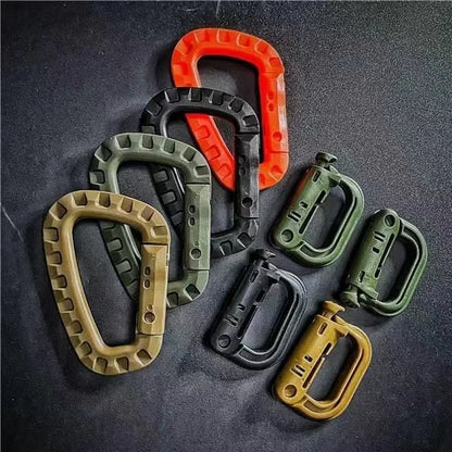 Tactical D-Ring Grimlock Carabiner  Fast Latch System