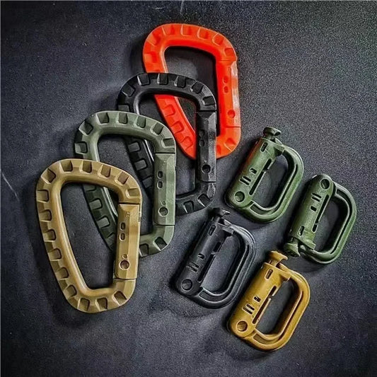 Tactical D-Ring Grimlock Carabiner  Fast Latch System