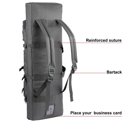 LQARMY 32 38 42 48 inch Tactical Double Rifle Case Backpack