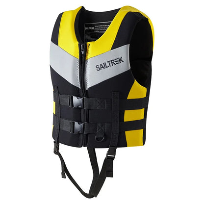 Neoprene Life Jacket Adults Safety Vest Buckle
