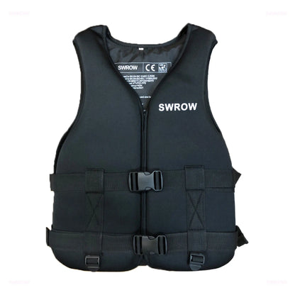Neoprene Life Jacket Adults Safety Vest Buckle
