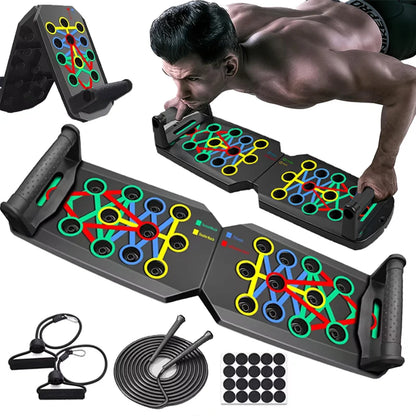 Multi functional Fold able  push-up Board