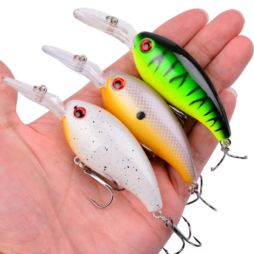 3/5/8 Pcs Fishing Lure Set High Quality Swimming Bait