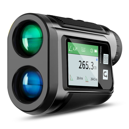 NOHAWK: Laser Rangefinder USB Rechargeable  Hunting Monocular