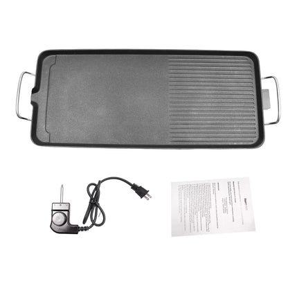 Smokeless Outdoor Electric BBQ Tabletop Grill 1500W