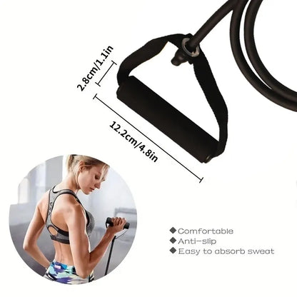 Workout Bands With Handles For Men Women
