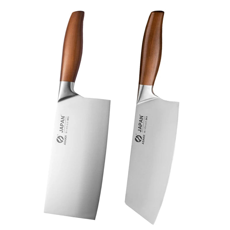 1-6pcs Japanese Chef Knife Set Stainless Steel