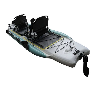 Inflatable 2-Person Pedal Fishing Kayak 14ft,