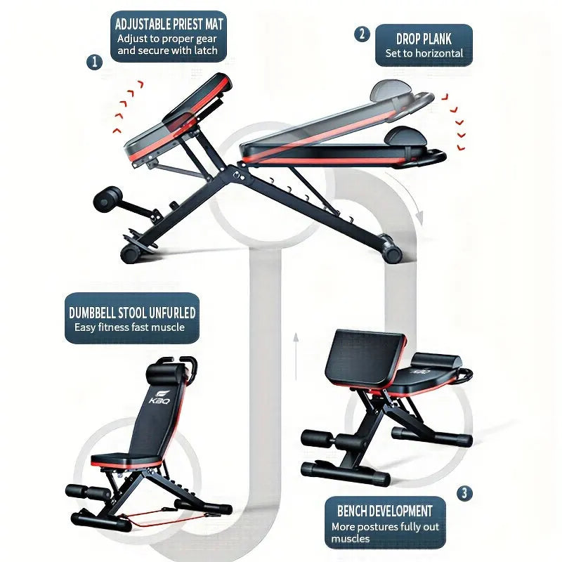 multi-functional fitness bench - adjustable Roman chair