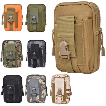 Molle Pouch Belt Waist Pack Men Camping