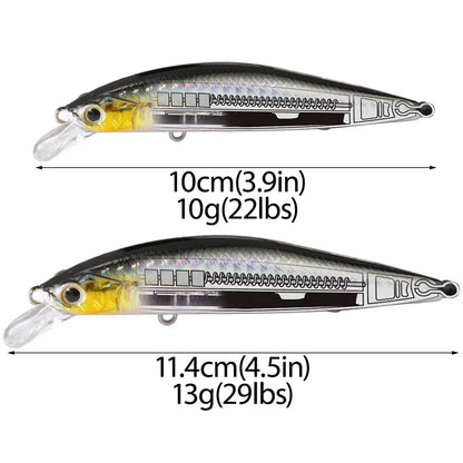 Suspending Minnow 10g 13g Fishing Lure Magnetic Boost Jerkbait