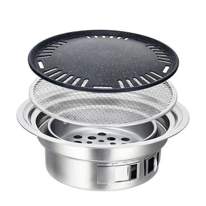 Korean Style Table Charcoal Portable BBQ Grill