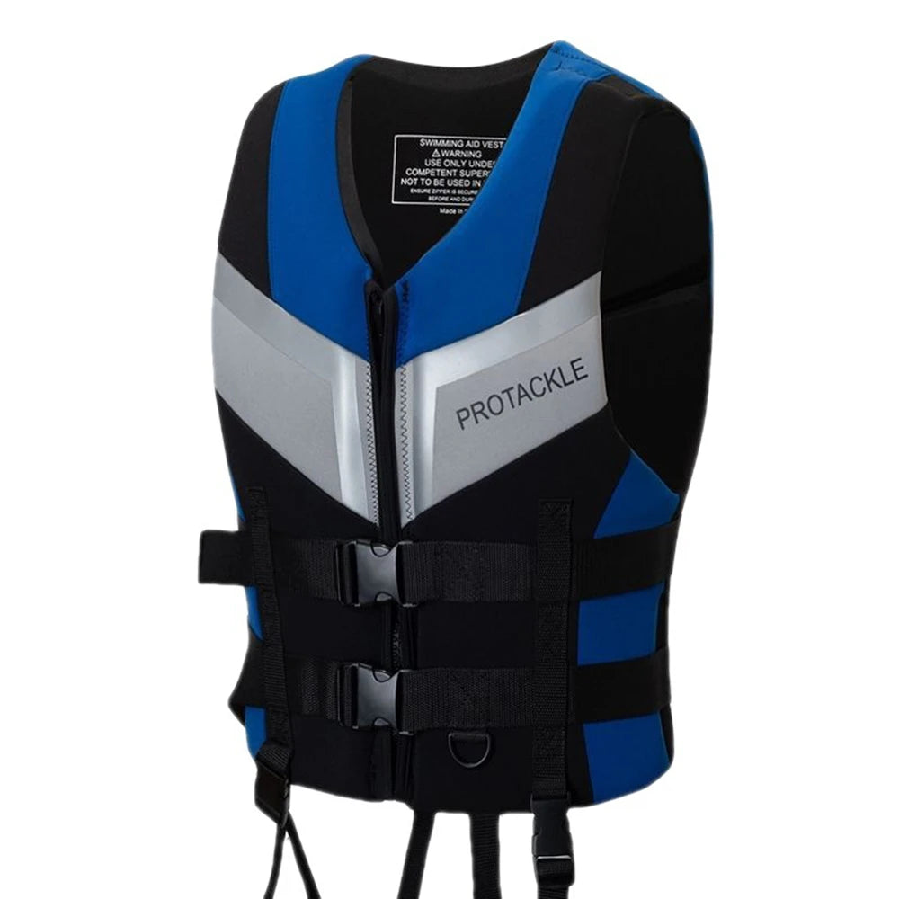 Neoprene Life Jacket Adults Safety Vest Buckle