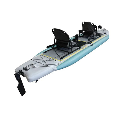 Inflatable 2-Person Pedal Fishing Kayak 14ft,