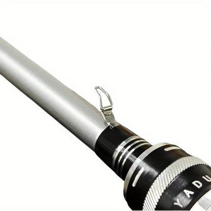 180cm/ 70.86"-Silvery Carbon Fiber Lure Fishing Rod-M Tuning,
