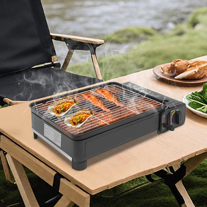 Portable Gas BBQ Grill  Outdoor Camping Lightweight