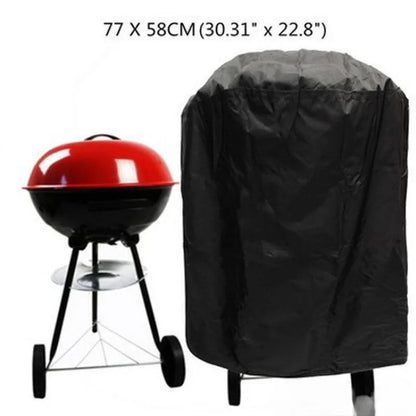 Round BBQ Grill Rain Cover